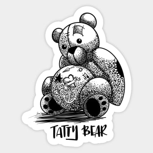 Tatty the Tattooed Bear Sticker